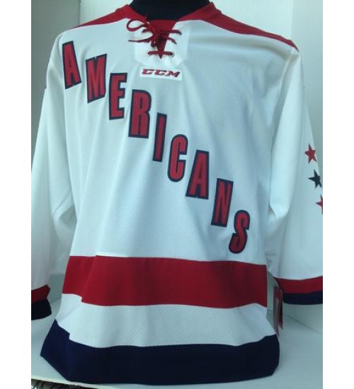 Custom ECHL Allen Americans Authentic Hockey Jersey White